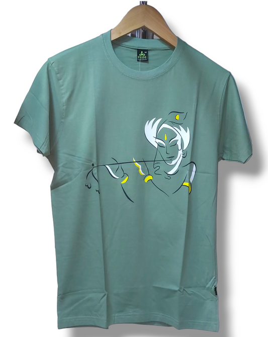 Round Neck Krishna T-shirt